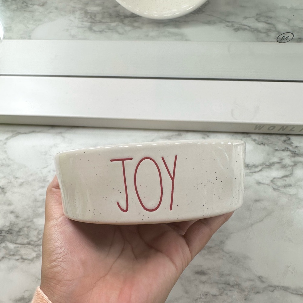 Rae Dunn Joy Water/Food Bowl